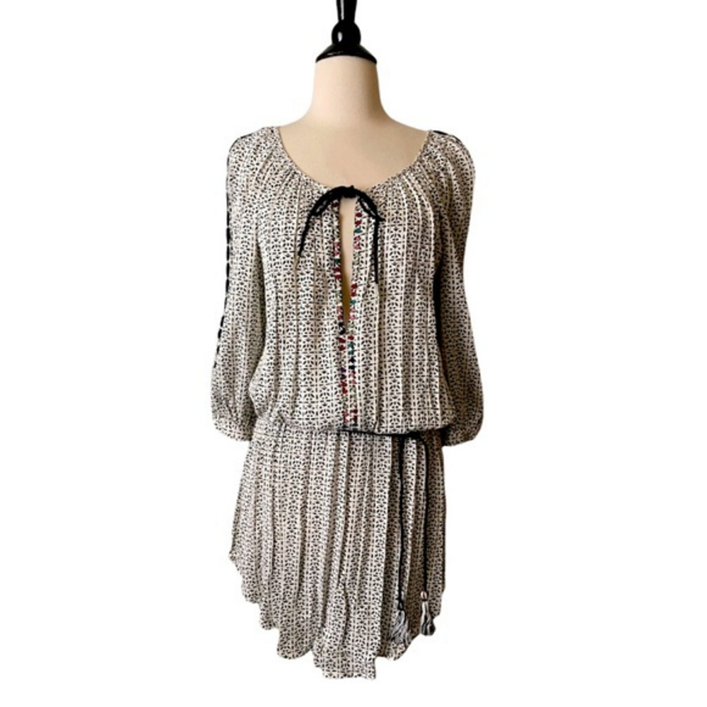 Love Sam Anthropologie Embroidered Sundress Medium